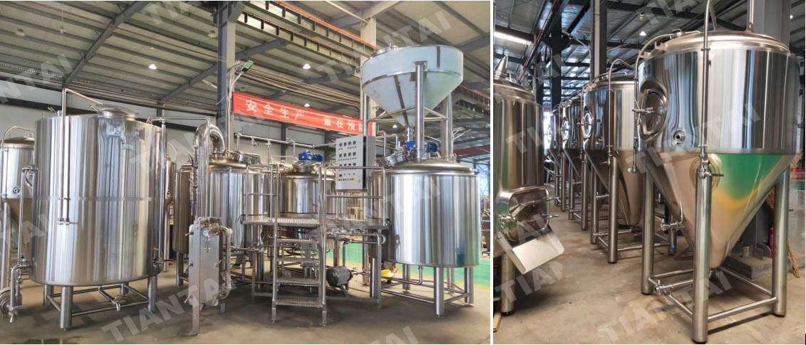 15BBL Craft Beer Brewery Equipment Being Installed in Chile